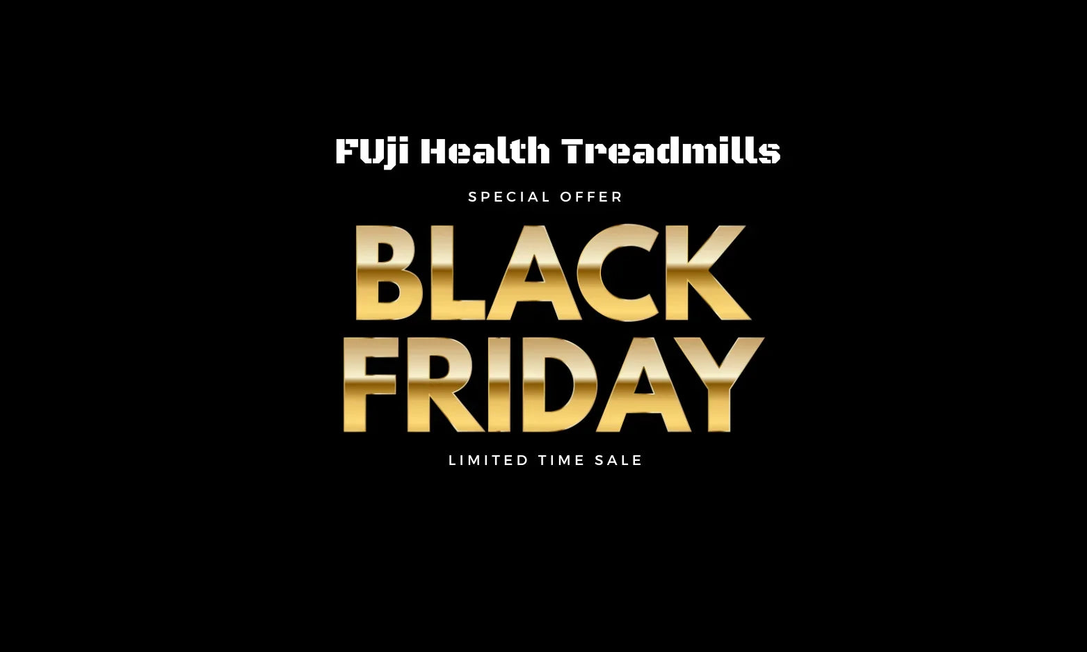 Black Friday 2024 deals on Fuji Health treadmills