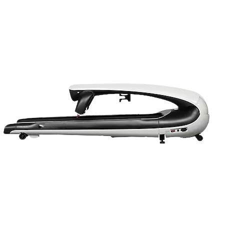 Modern folding treadmill in the UK with a compact design, easy storage, and cushioned running surface, perfect for home workouts and small spaces