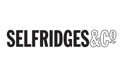Selfridges & Co logo in black and white text on plain background