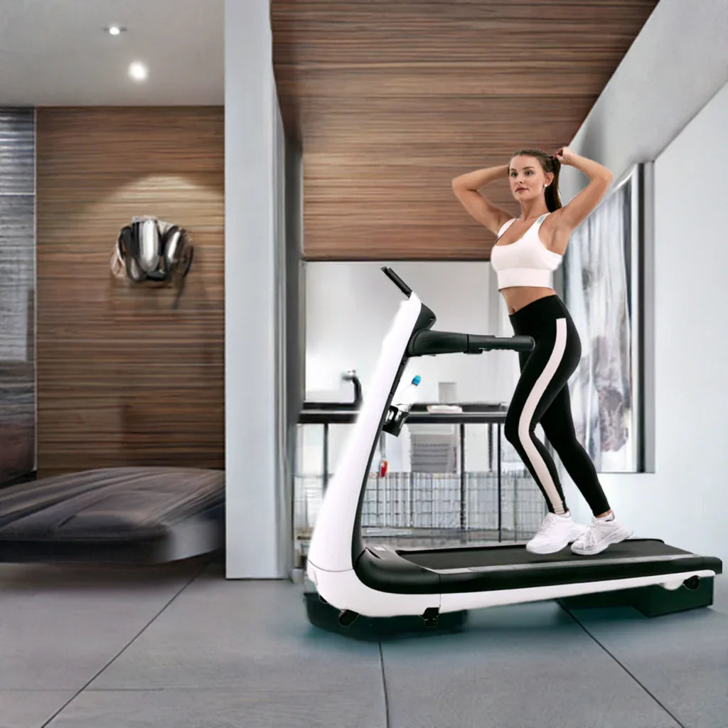 Fuji BeHealthy Treadmills White, Red, Pink | Cybertrek | Home Treadmills | UK Foldable Running Machine| Cardio at Home - FujiHealth