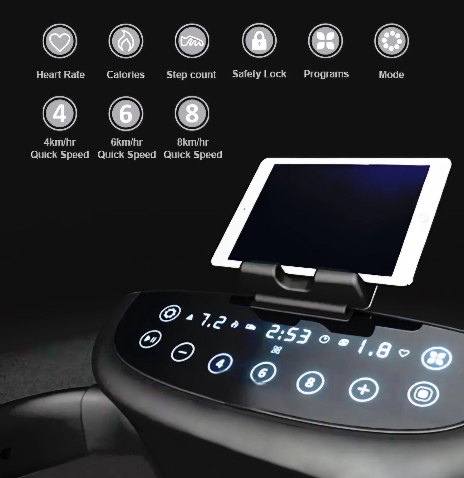 BeHealthy Treadmill under £1000 display