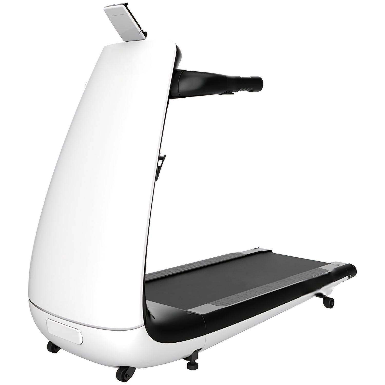 BeHealthy Treadmill White - sleek and compact treadmill for home workouts